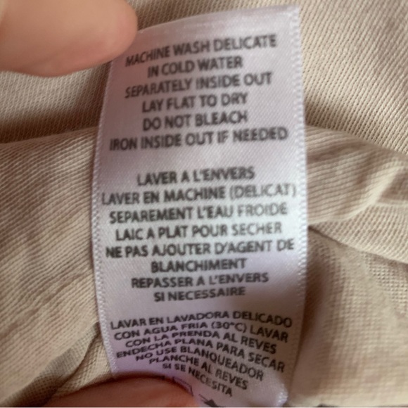 n:PHILANTHROPY Tank Top w/Cutout Detail/Distressed Edges, Size S, Excellent Cond - Picture 15 of 15